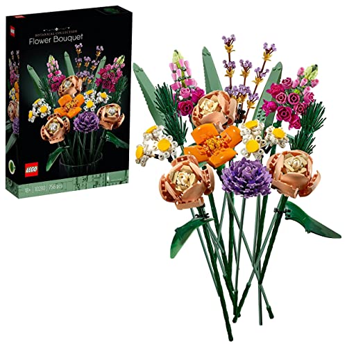 レゴ(LEGO) お花花束 10280 室内装飾 造花 胸花 かっこ良い 手あそび 差しつかえる 生まれ落ちる日 差し上げ物 差し上げ物 花 フ  貨物輸送無料 ブロック-おもちゃ