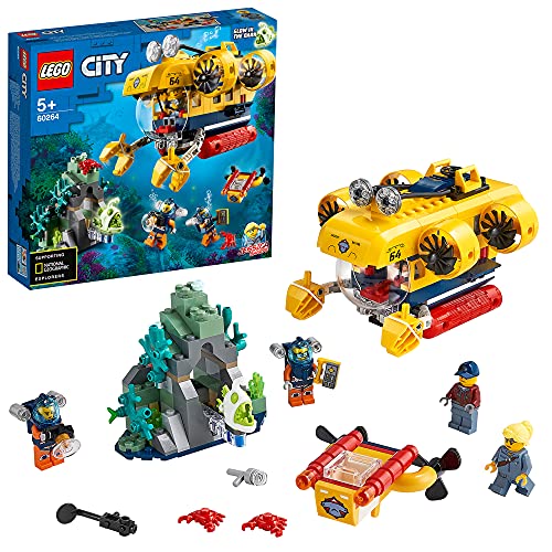 レゴ(LEGO) シティ 海の探し回る隊 奈落の底底・水中探索潜く艦 飛び込み競技冒険 御坊っちゃん 5才以上向け手あそび 60264  貨物輸送無料
