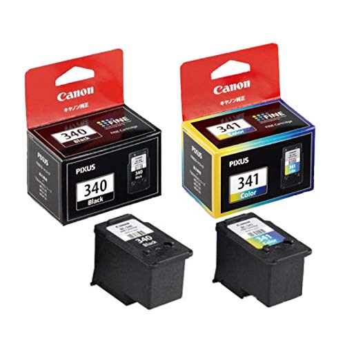 【純正品】CANON FINEカートリッジ BC-340(ブラック) + BC-341(3色カラー)セット 送料無料