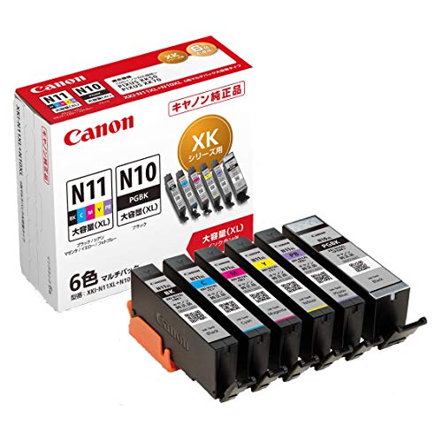 Canon 純正 インクカートリッジ XKI-N11XL(BK/C/M/Y/PB)+N10XL 6色マルチパック 大容量タイプ XKI 　送料無料