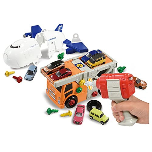 タカラトミー(TAKARA TOMY) トミカ くみかえアクション! キャリアカー & カーゴジェットセット ミニカー おもちゃ 3歳 　送料無料