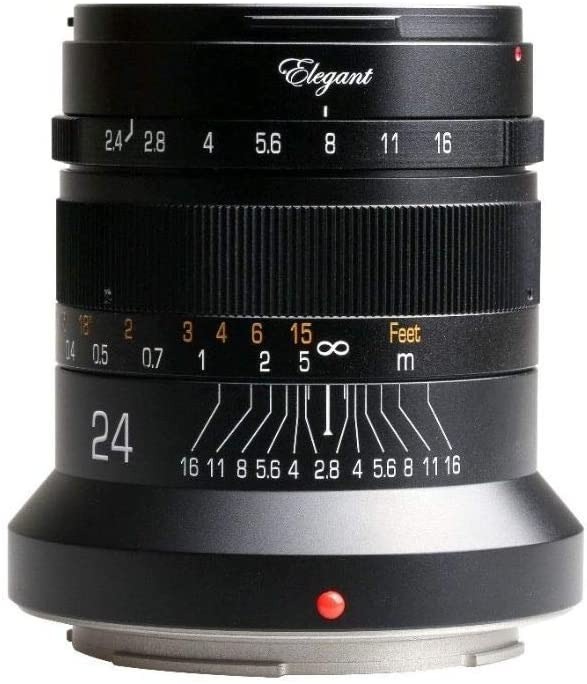 KIPON キポン ELEGANT24RFBK ELEGANT 24mm/f2.4 for EOS R(Black) CANON キヤノン