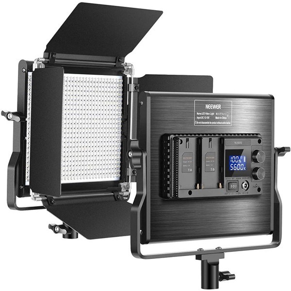 Neewer NL660S/1Y LED映像媒体点火装置 調光能力のあるな二色LEDダイアログボックスの映像媒体点火装置 3200K-5600K 制作室映画化 YouTube 映像映画化に！