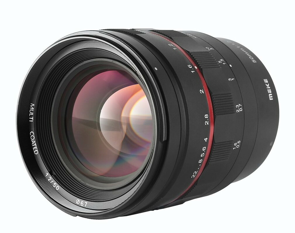 Meike MK50F12RF 50mm f/1.2 Manual Focus Prime Lens for Canon RF, Full Frame