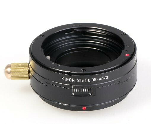 KIPON キポン SHIFT OM-M4/3マウントアダプター 対応レンズ: オリンパスOM 対応ボディ:マイクロフォーサーズマウント アオリ(シフト)機構搭載|新東京物産オンラインショップ