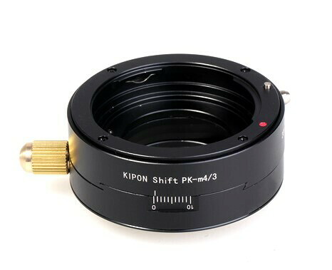 KIPON キポン SHIFT PK-M4/3マウントアダプター 対応レンズ: ペンタックスK 対応ボディ:マイクロフォーサーズマウント アオリ(シフト)機構搭載|新東京物産オンラインショップ