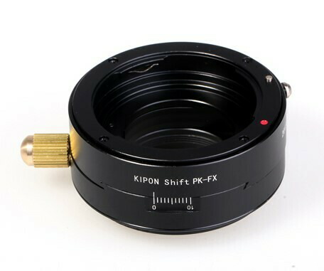 KIPON キポン SHIFT PK-FXマウントアダプター 対応レンズ： ペンタックスK 対応ボディ：富士フイルムXマウント アオリ(シフト)機構搭載｜新東京物産オンラインショップ