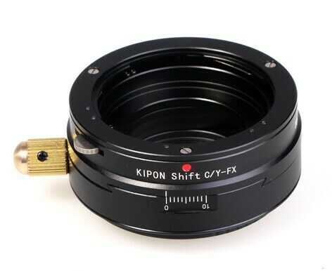 KIPON キポン SHIFT C/Y-FXマウントアダプター 対応レンズ: ヤシカ・コンタックス 対応ボディ:富士フイルムXマウント アオリ(シフト)機構搭載|新東京物産オンラインショップ