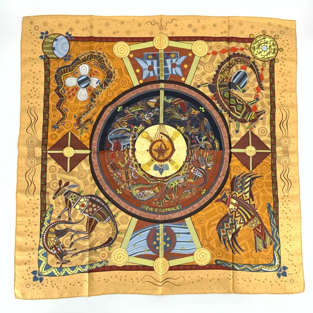 楽天市場】極美品 エルメス HERMES カレ90 スカーフ カレの赴くままに