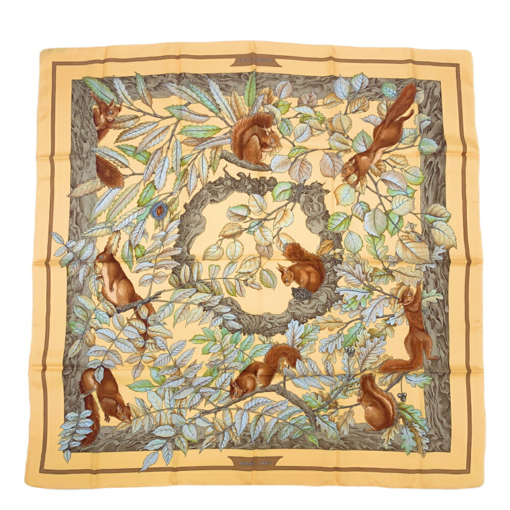 エルメス HERMES スカーフ カレ90 CASSE NOISETTE エルメス カレ90 CASSE NOISETTE くるみ割り スカーフ シルク