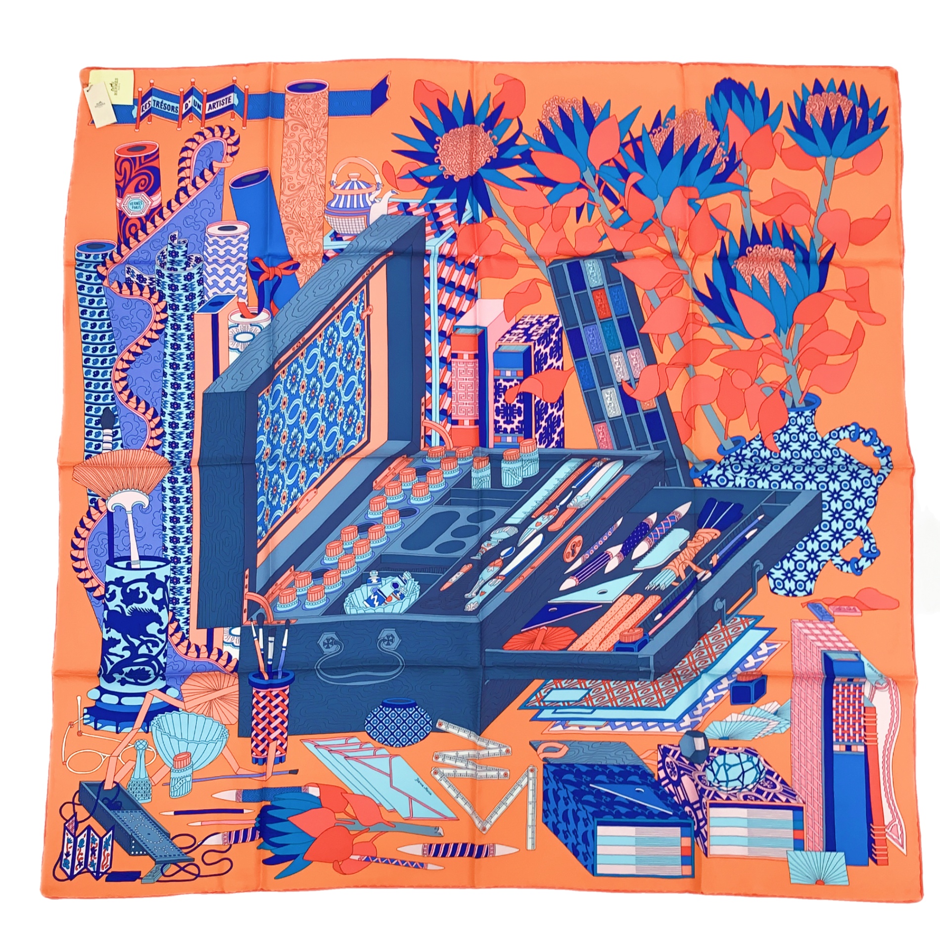⭐︎新品未使用⭐︎Hermès カレ90 Carnets de Bal 舞踏会の手帖 k9061-3.jpg