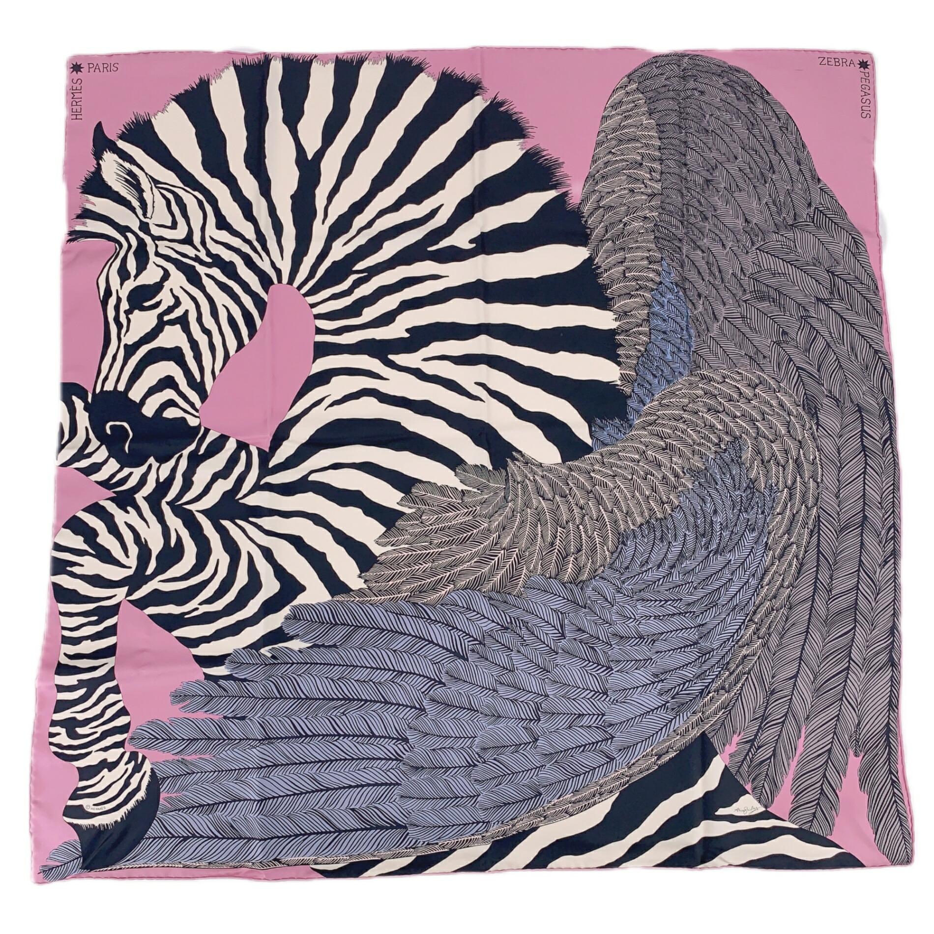 HERMES エルメス カレ90 ピンク 総柄 大判スカーフ 箱付き 楽天市場】未使用級 HERMES エルメス カレ90 ゼブラ ペガサス ピンク