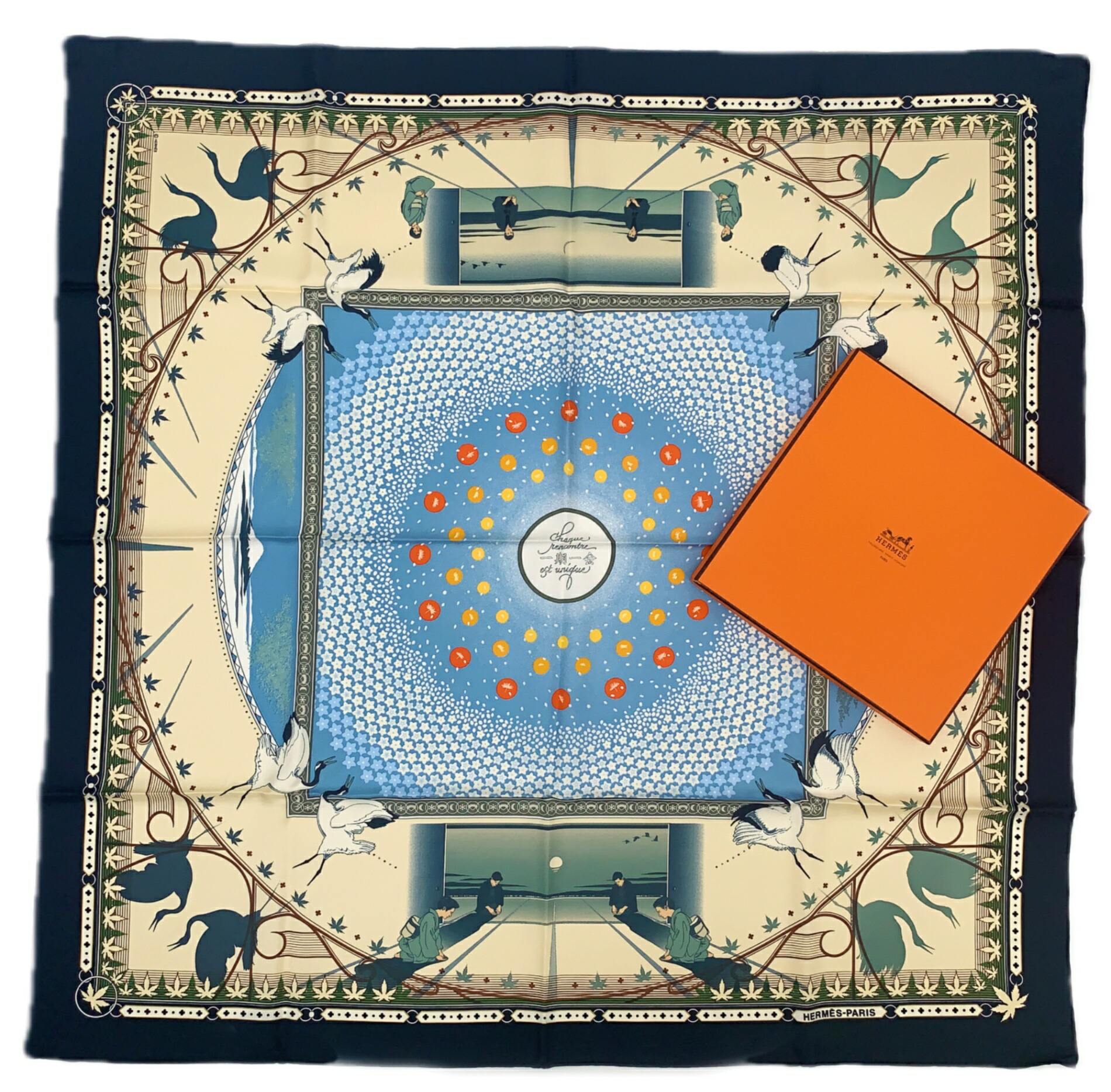 楽天市場】エルメス HERMES カレ90 CHAQUE RENCONTRE EST UNIQUE