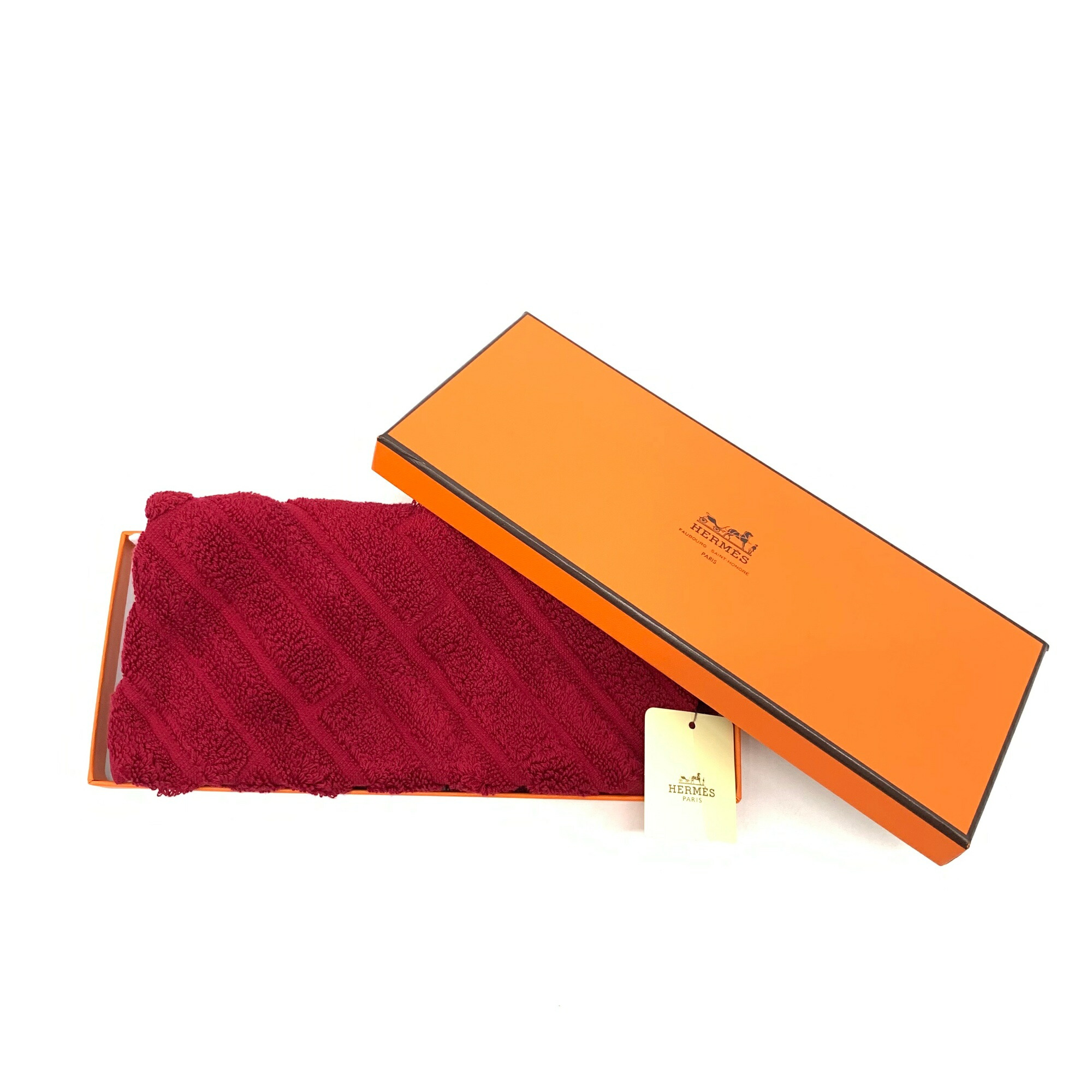 楽天市場】未使用品 HERMES エルメス タオル タグ付き Hロゴ