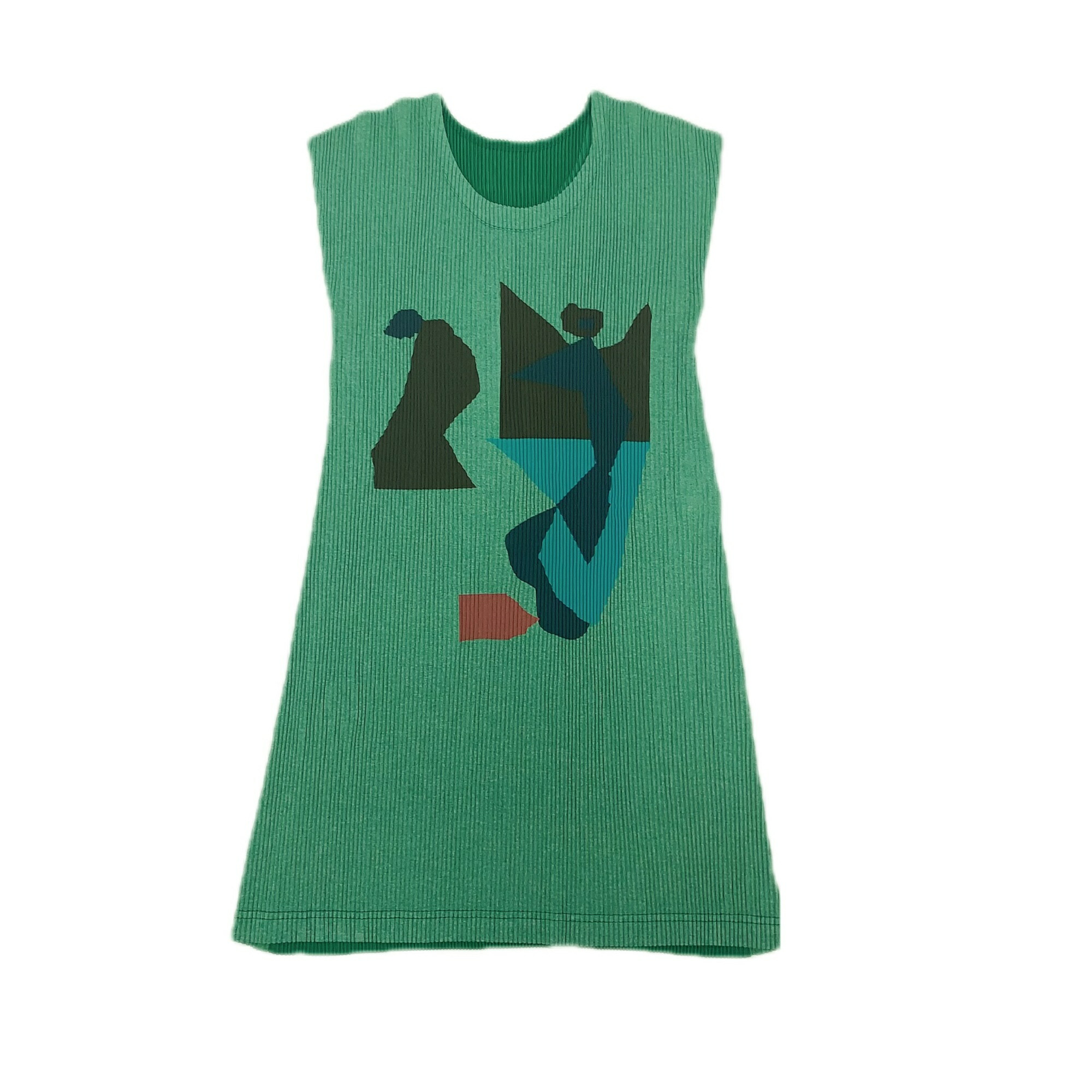 PLEATS PLEASE プリーツプリーズ 極美品　バイカラータンクトップ sie81ftppd79_1.jpg