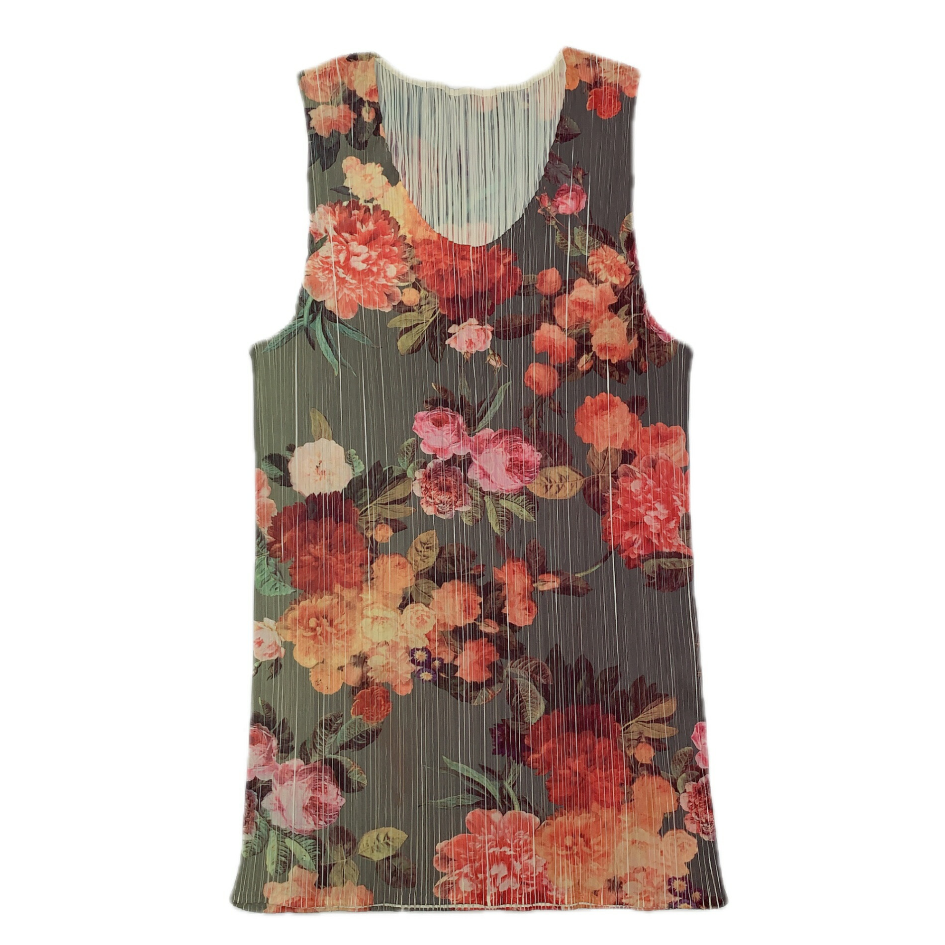 PLEATS PLEASE イッセイミヤケ ノースリーブカットソー サイズ3 PLEATS PLEASE イッセイミヤケ ノースリーブカットソー サイズ3