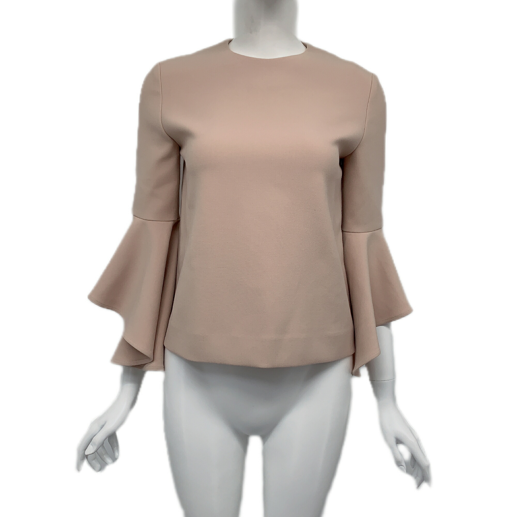 ☆美品☆YOCO CHAN　ヨーコチャン　Aラインカットソー半袖ペプラムトップス YOKO CHANヨーコチャン Aラインカットソー 38 半袖ペプラム