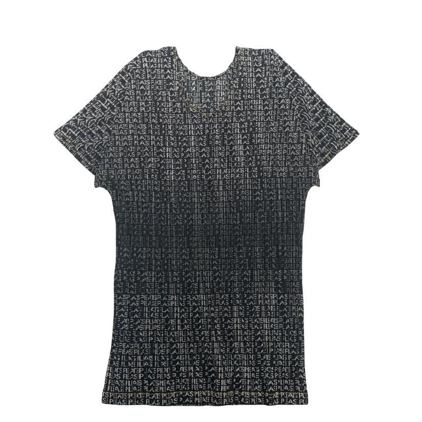 PLEATS PLEASE! グラニースクエアVネックカットソー 半袖 サイズ3 PLEATS PLEASE! グラニースクエアVネックカットソー 半袖 サイズ3