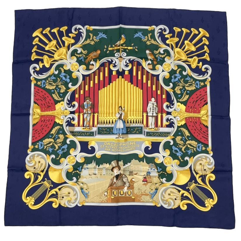 楽天市場】HERMES エルメス 希少 カレ90 La Musique des Spheres 球体