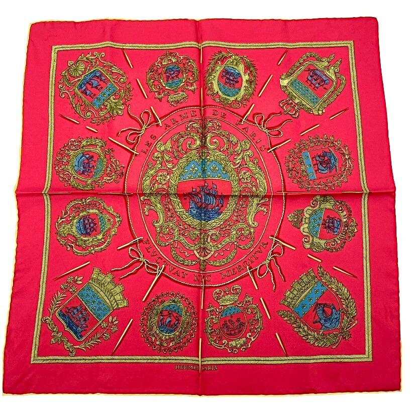 楽天市場】CHANEL シャネル スカーフ マドモアゼル シルエット レッド