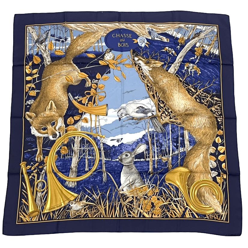 極美品 貴重 エルメス Gibiers ジビエ 狩猟の鳥獣 カレ90 楽天市場】【極美品】 エルメス HERMES スカーフ カレ 90 シルク