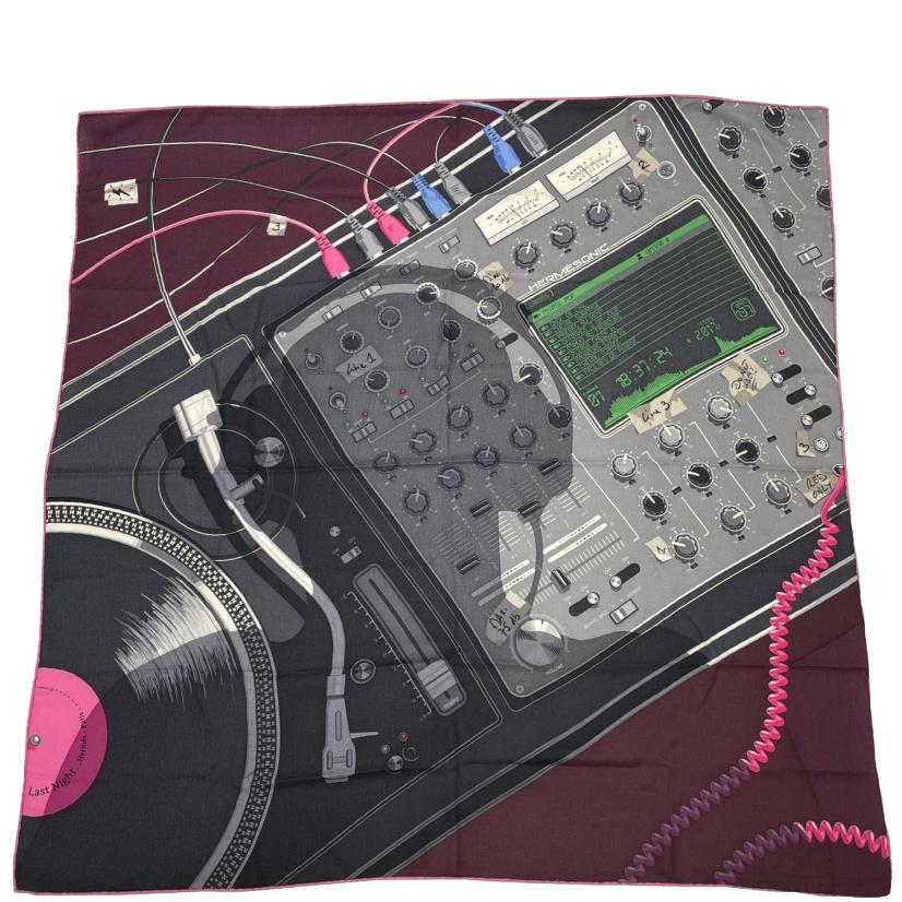 楽天市場】質屋 希少 エルメス HERMES カレ100 カシミヤシルク メガ