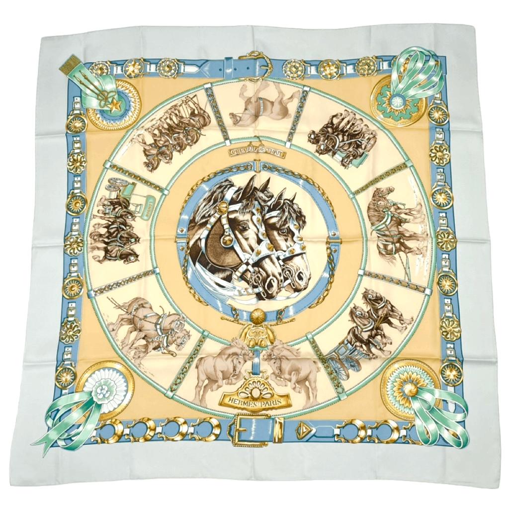 楽天市場】未使用級 HERMES エルメス カレ90 Faubourg Tropical