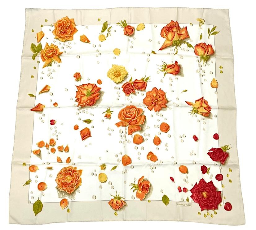 HERMES　Les Pivoines　芍薬　スカーフ カレ 90 ピンク 楽天市場】HERMES エルメス カレ90 Les Pivoines 芍薬 花柄