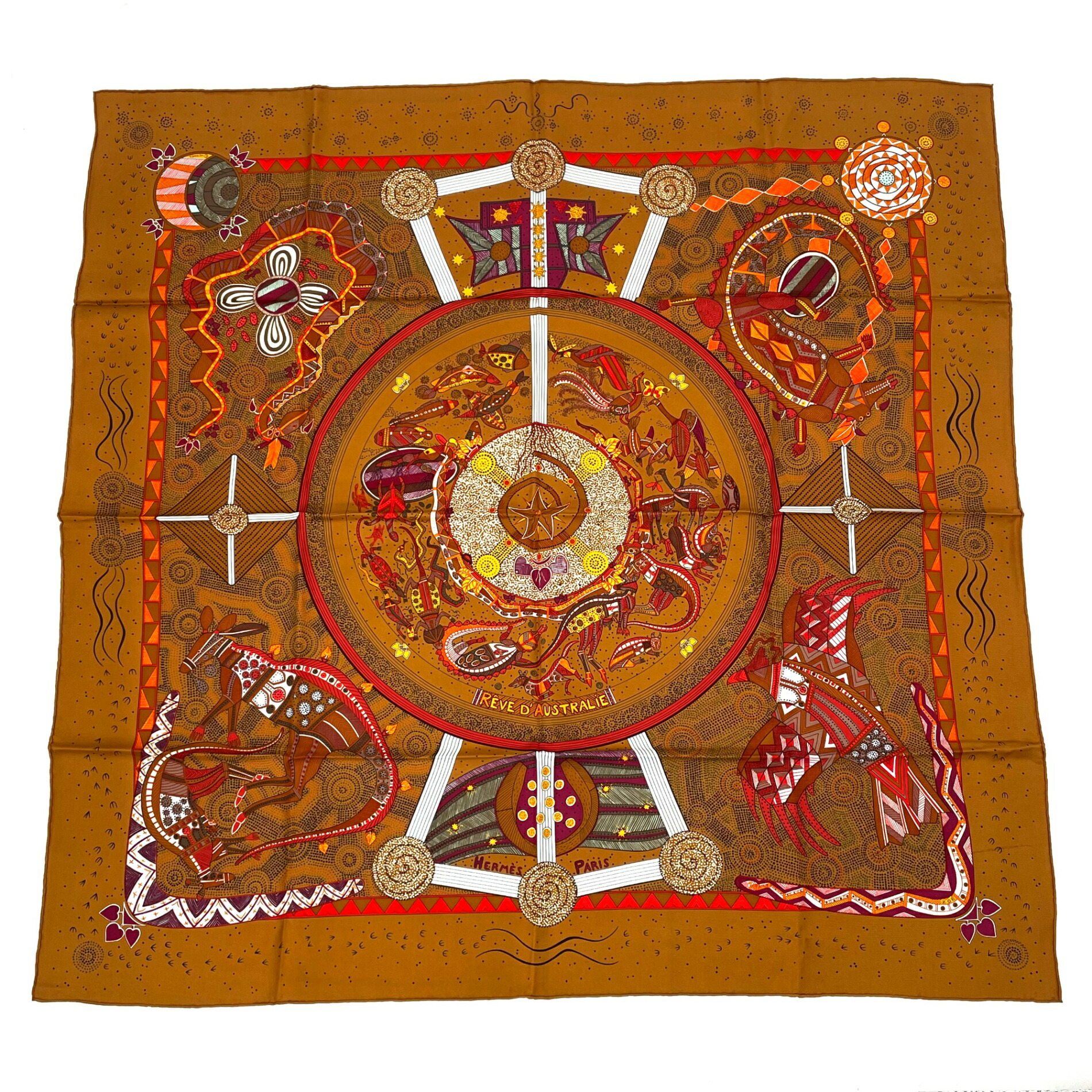 【王道✨】エルメス スカーフ ニジェールへの旅 カレ45 VOYAGE シルク 楽天市場】レア物 希少HERMES エルメス カレ45 スカーフ VOYAGE