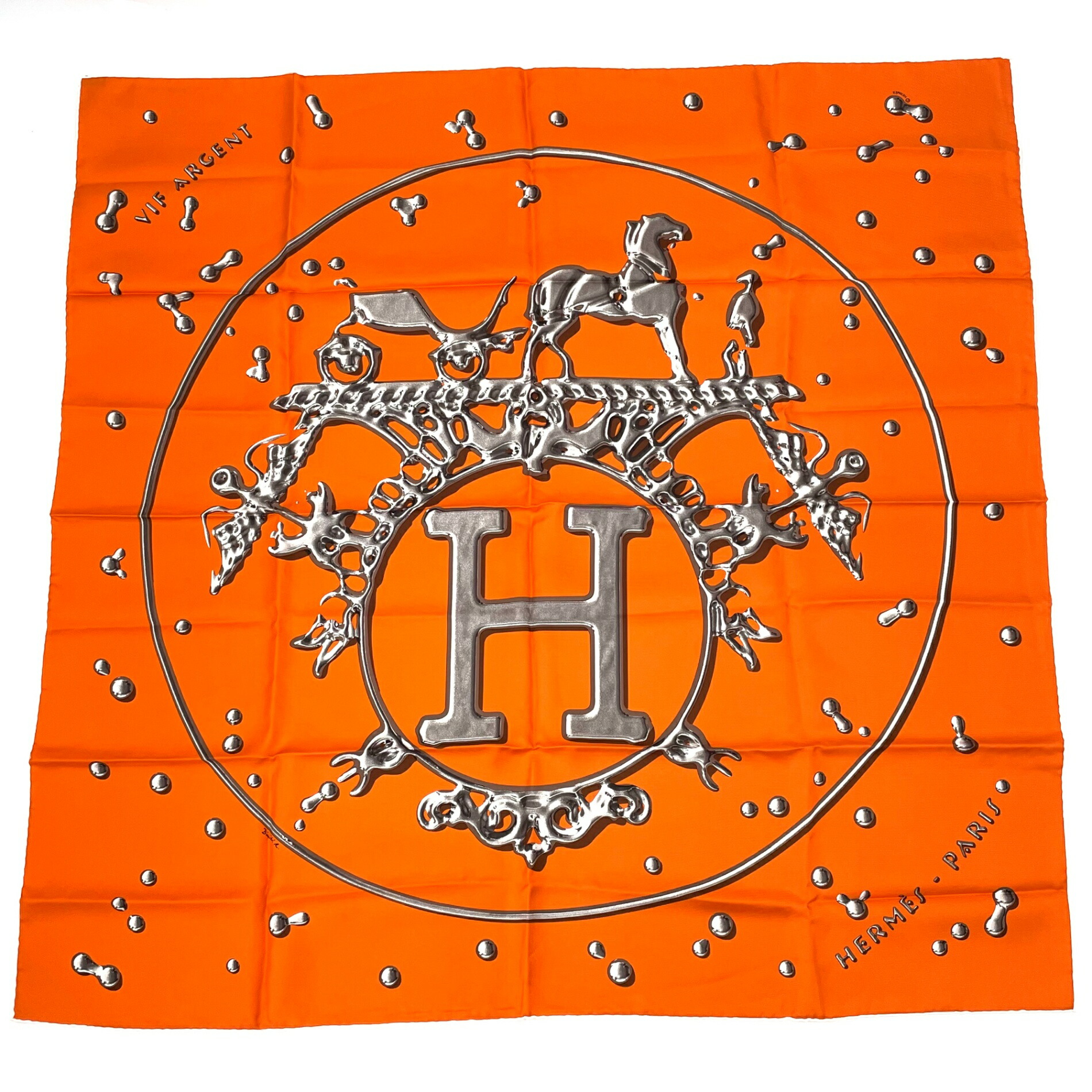 楽天市場】未使用 エルメス HERMES カレ90 シルク スカーフ EX