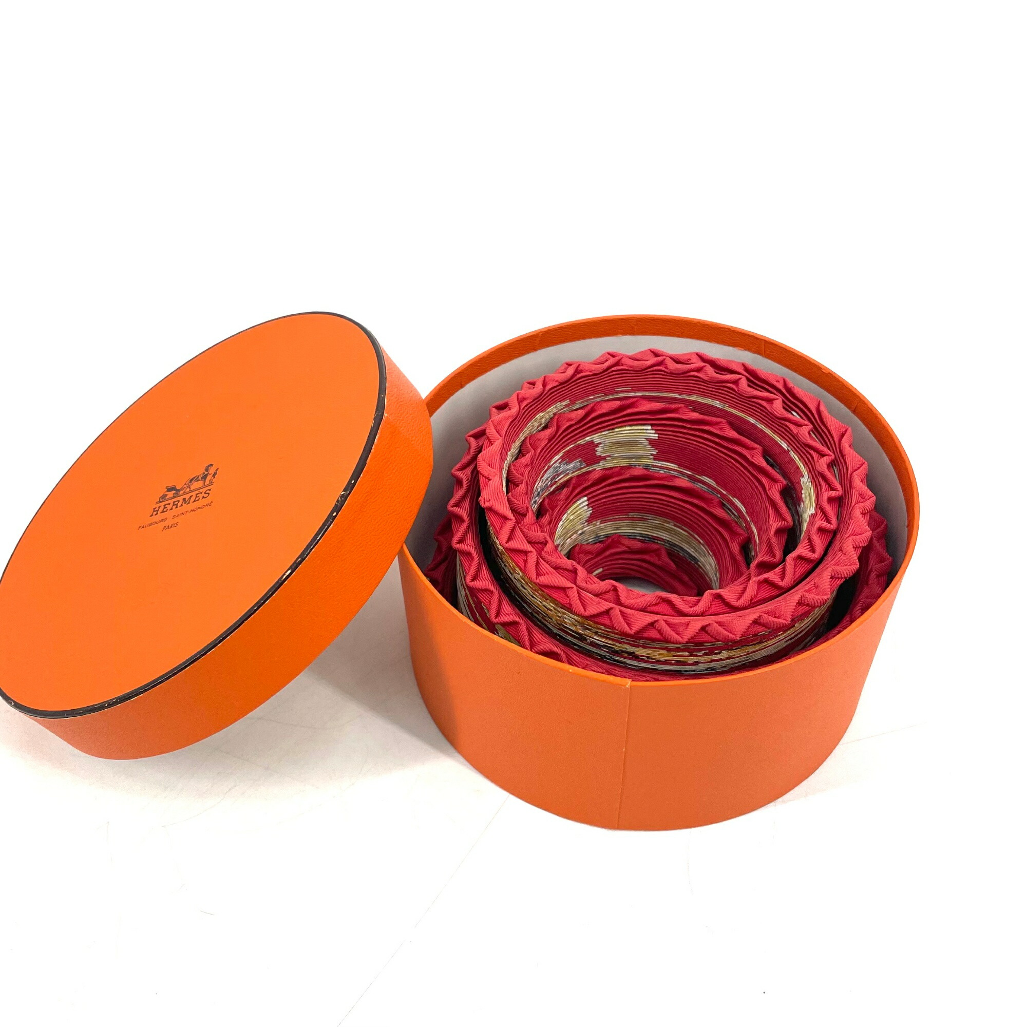 楽天市場】HERMES エルメス プリーツ スカーフ L'Ile Deserte 無人島