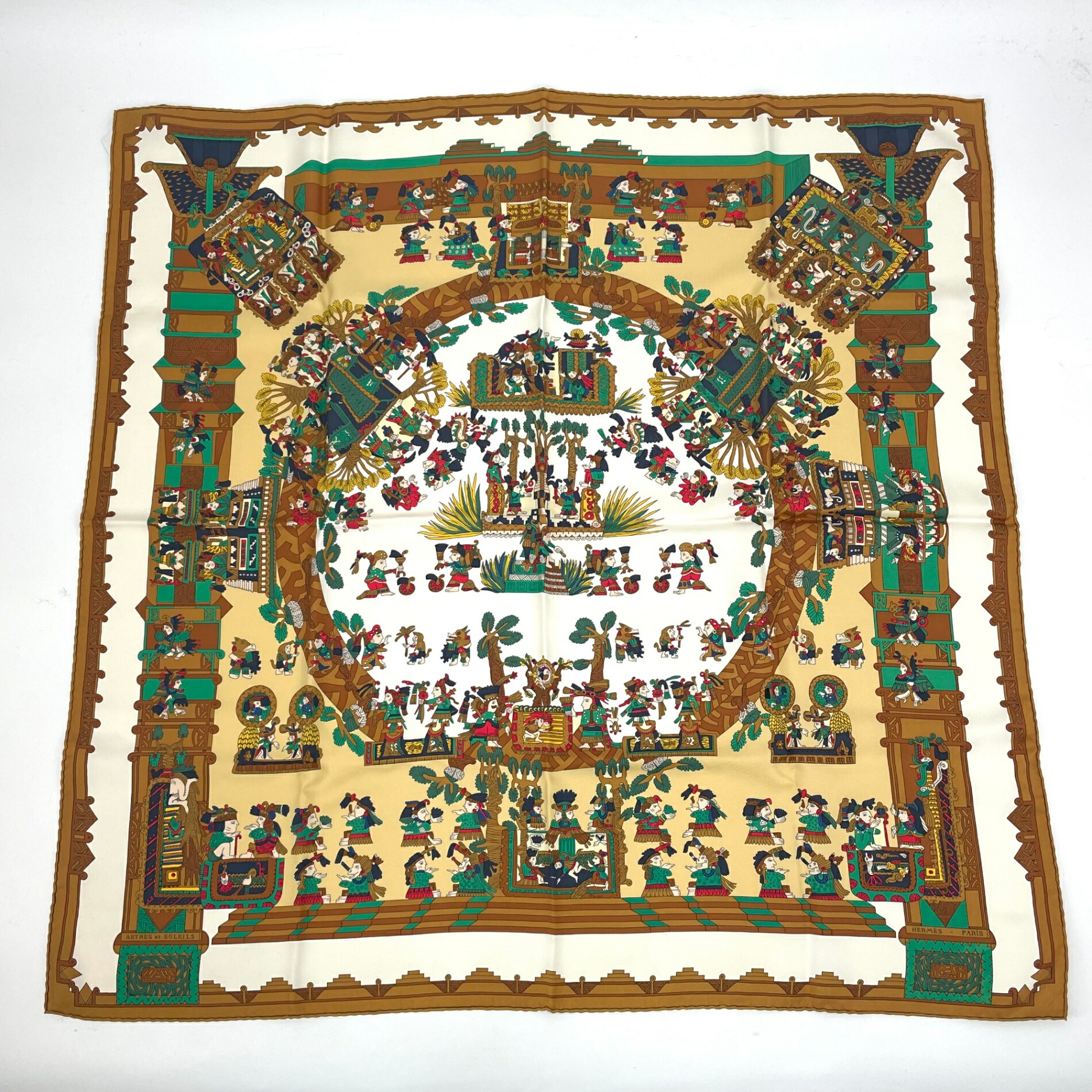 楽天市場】【中古】HERMES エルメス カレ90 LA VOIE LACTEE 天の川