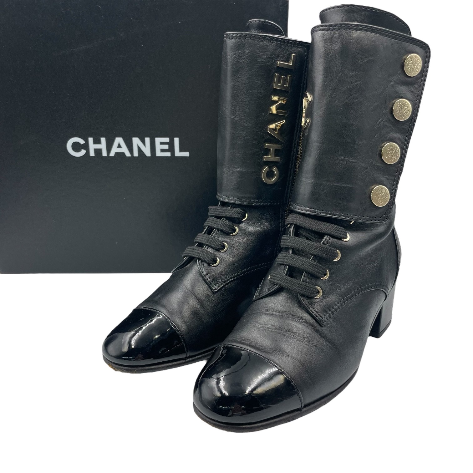 楽天市場】【美品】【RI】 CHANEL （シャネル） ﾚｻﾞｰｱﾝｸﾙﾁｪｰﾝ