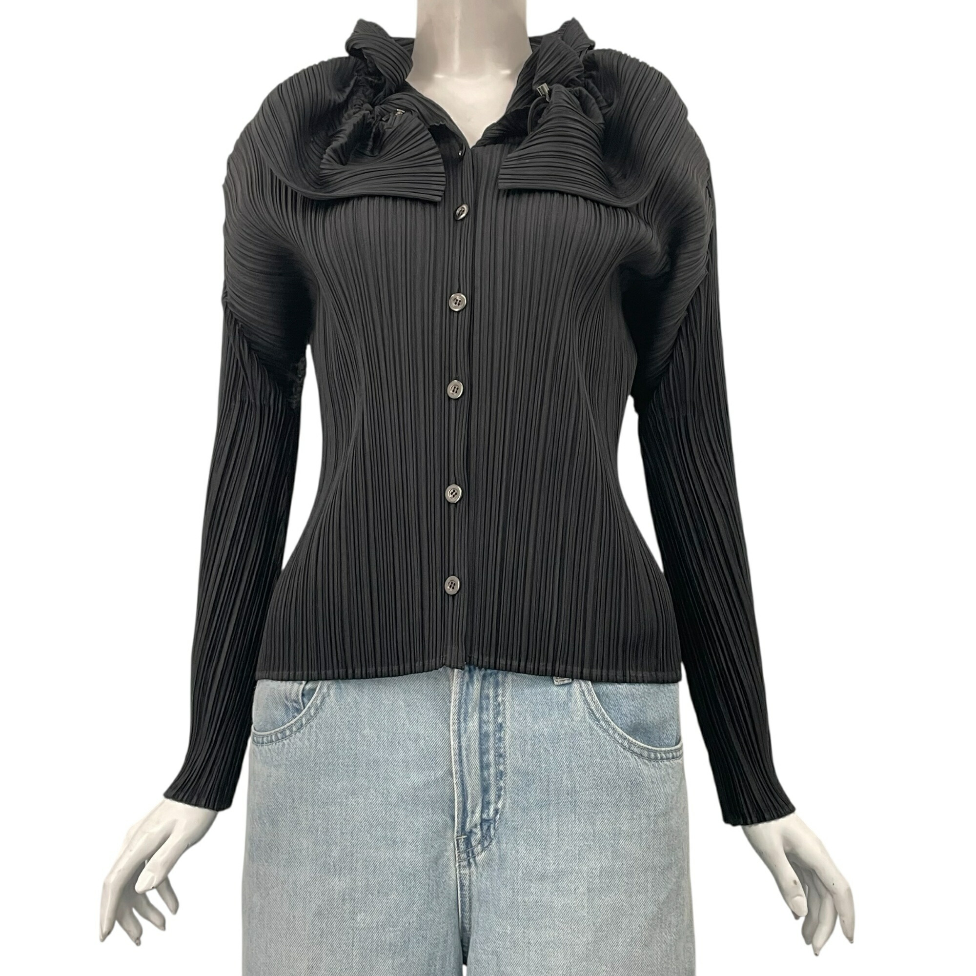 未使用級 プリーツプリーズ イッセイミヤケ カーディガン フリル プリーツ 2 PLEATS PLEASE ISSEY MIYAKE（カーディガン）のフリマアイテム一覧