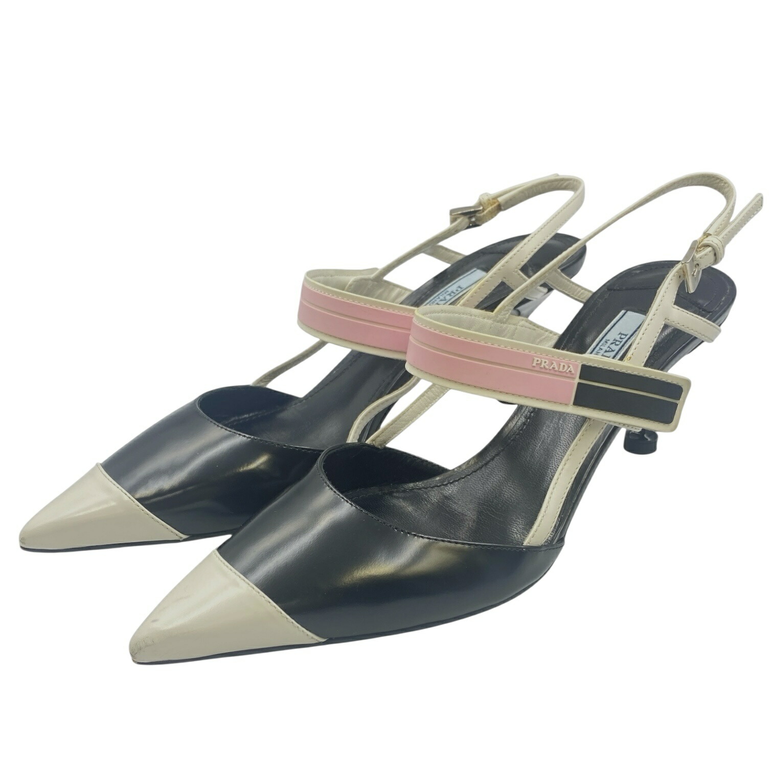 プラダ　パンプス　37.5 美品】 PRADA / プラダ | ポインテッドトゥ パンプス | 37 1/2