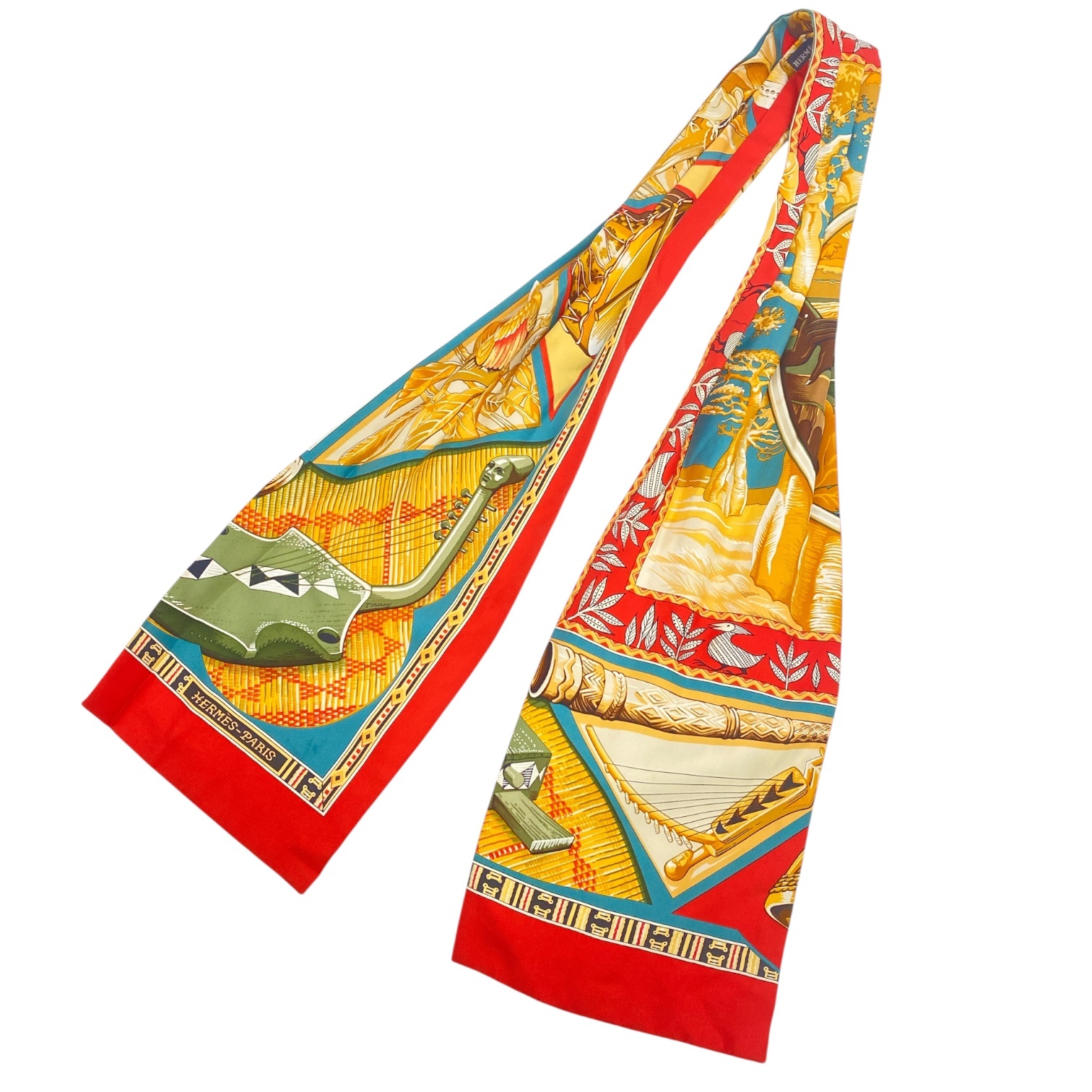 楽天市場】極美品 HERMES エルメス スカーフ カレ90 ポリフィルの夢想