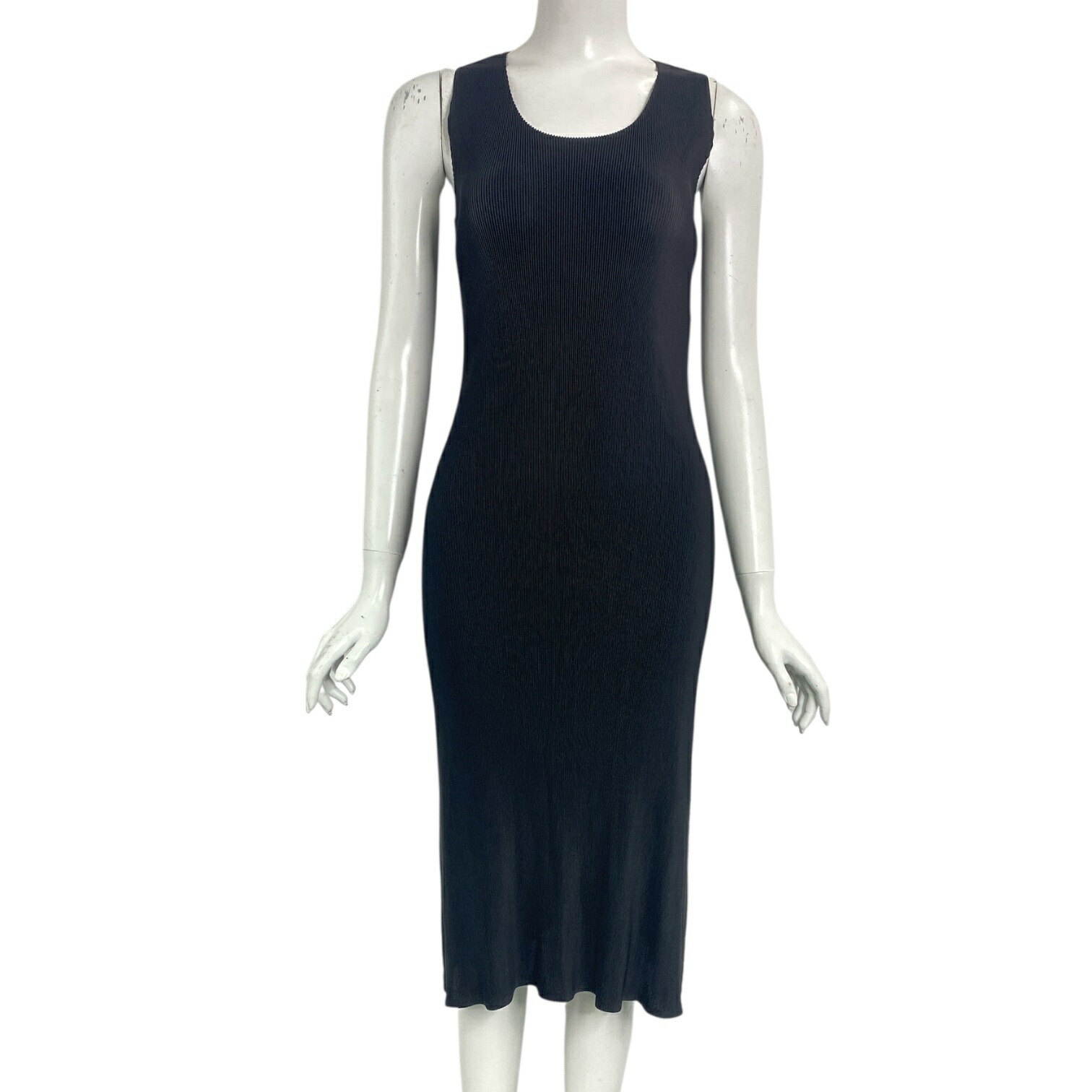 Issey Miyake ブラック 3 変形ワンピース Uネック ツヤ オシャレ Issey Miyake ブラック 3 変形ワンピース Uネック ツヤ オシャレ