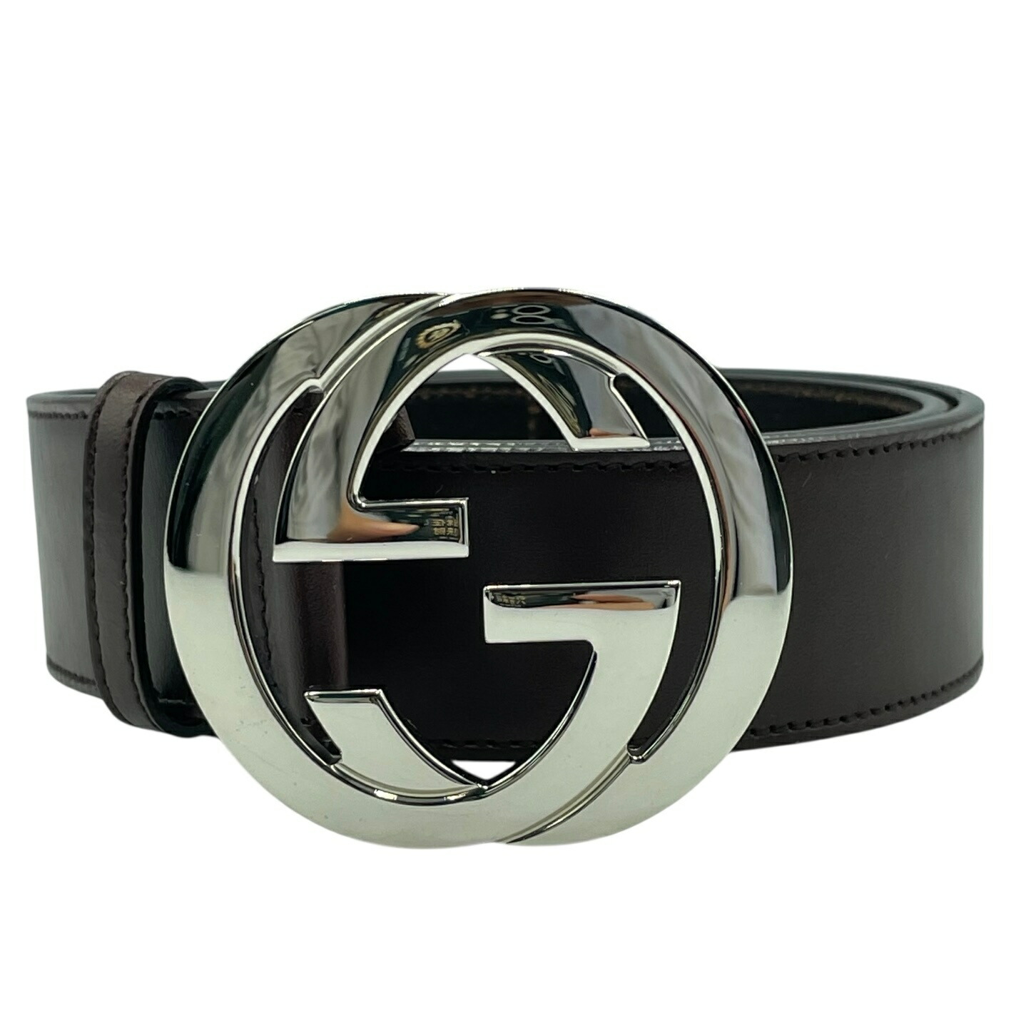 GUCCI(グッチ) ベルト 100/40マイクログッチシマレザー シルバー金具 楽天市場】【新品未使用品】【アパレル】GUCCI グッチ マイクロ