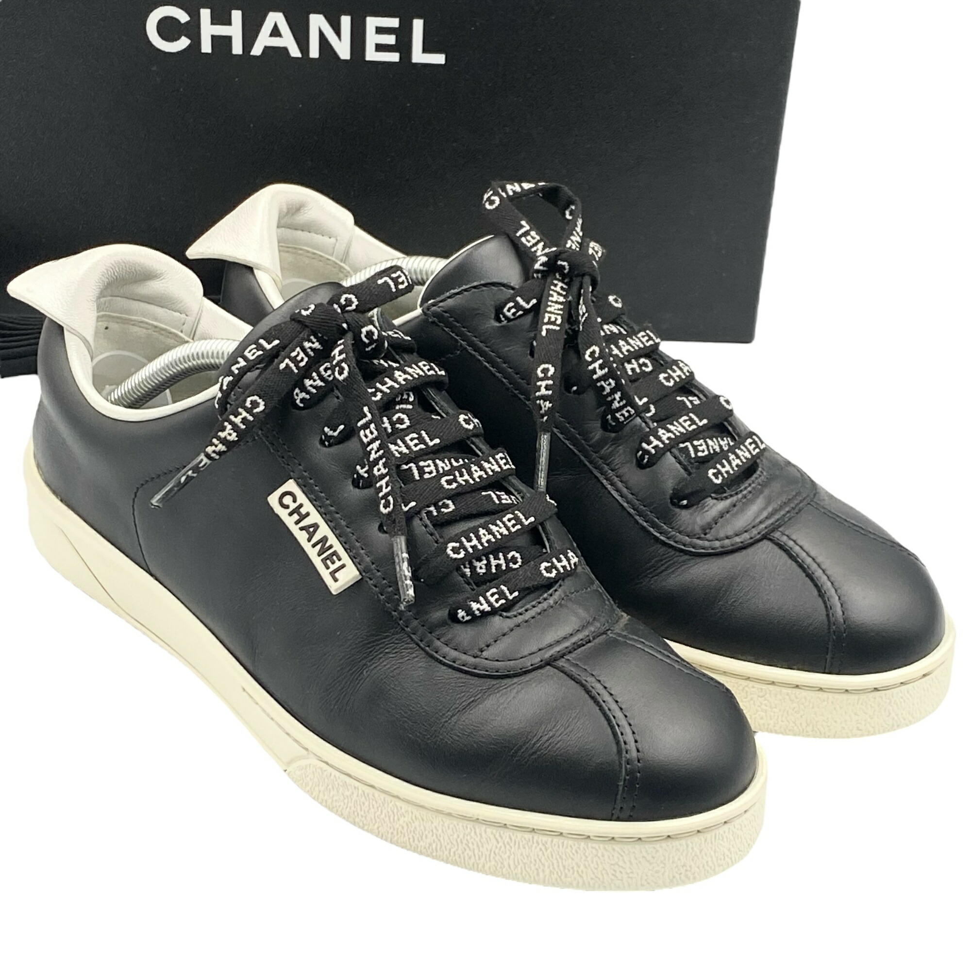 楽天市場】CHANEL スニーカー G38750 現行商品 ニット×スエード グレー