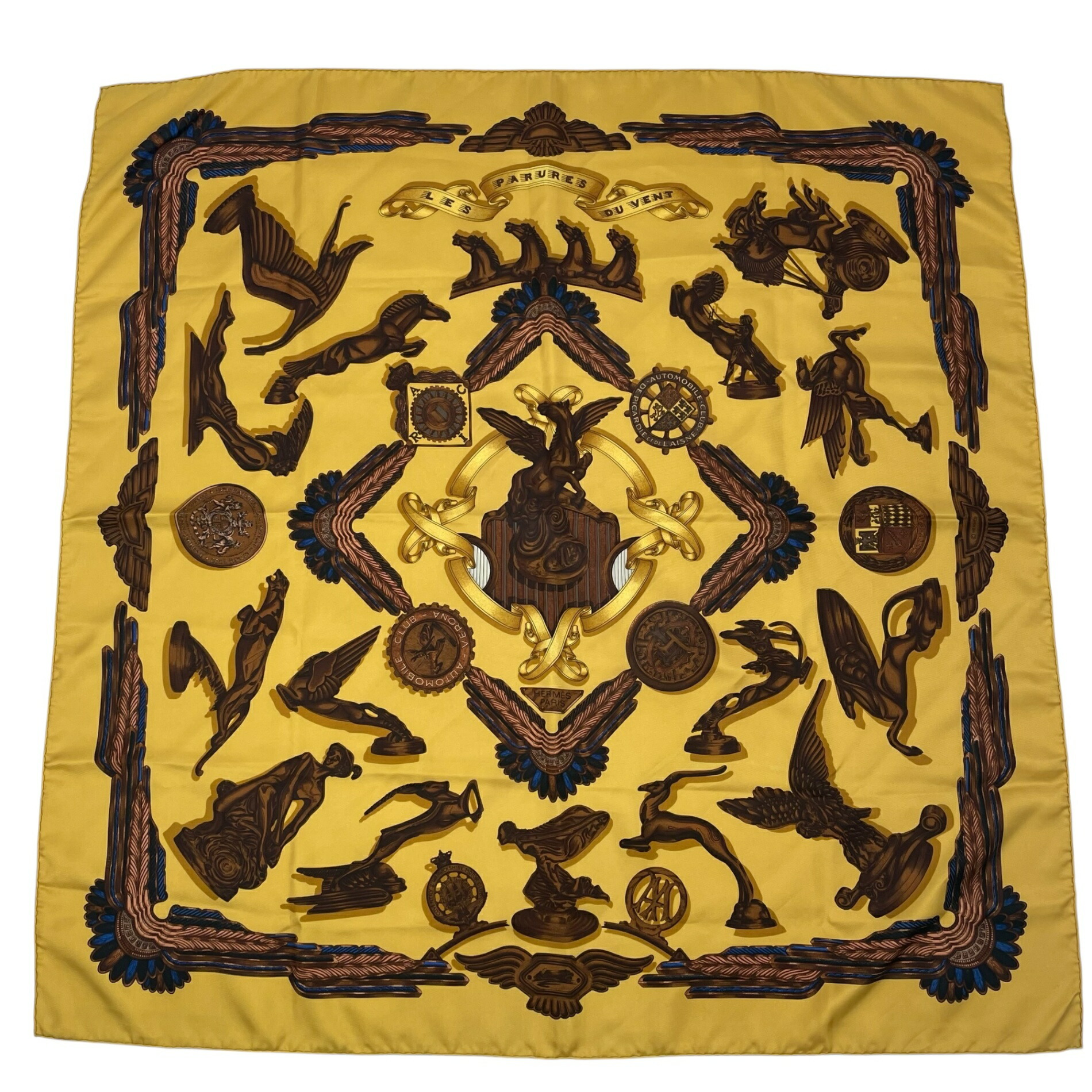 ☘️新品未使用☘️ HERMES カレ90　Tourbillon 渦巻き 楽天市場】【美品】エルメス HERMES スカーフ カレ90 Tourbillon