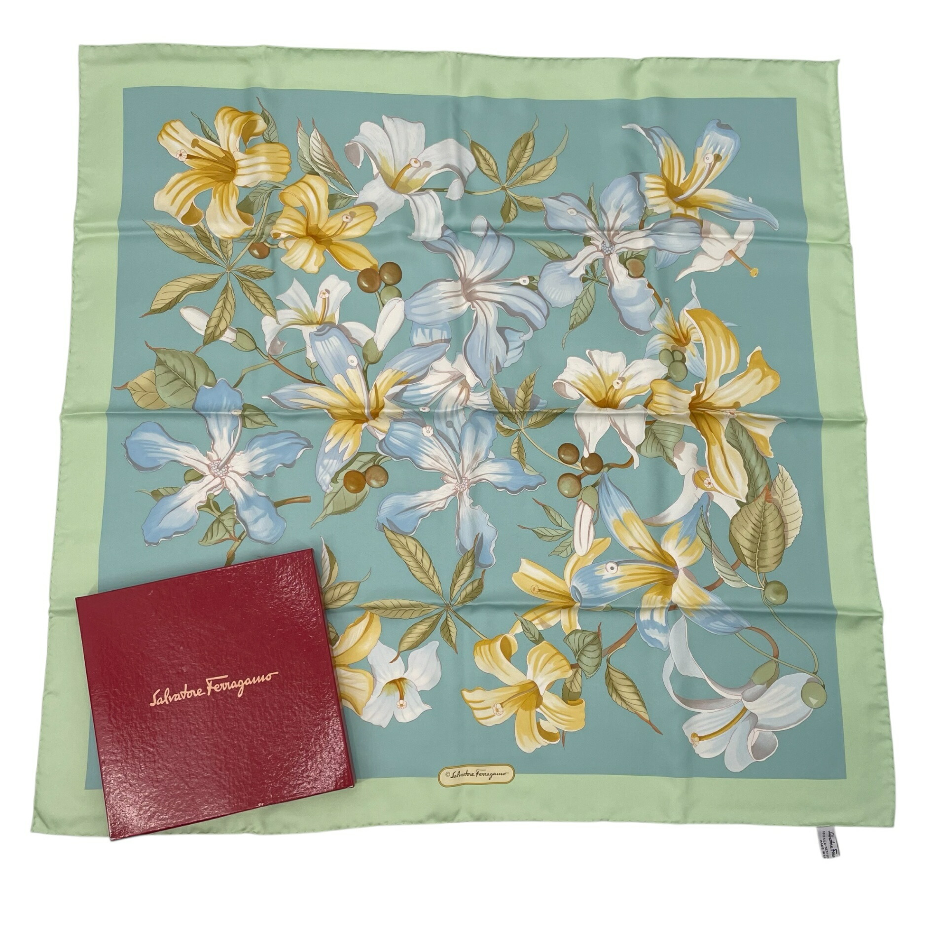 楽天市場】SALVATORE FERRAGAMO フェラガモ スカーフ 31 1595
