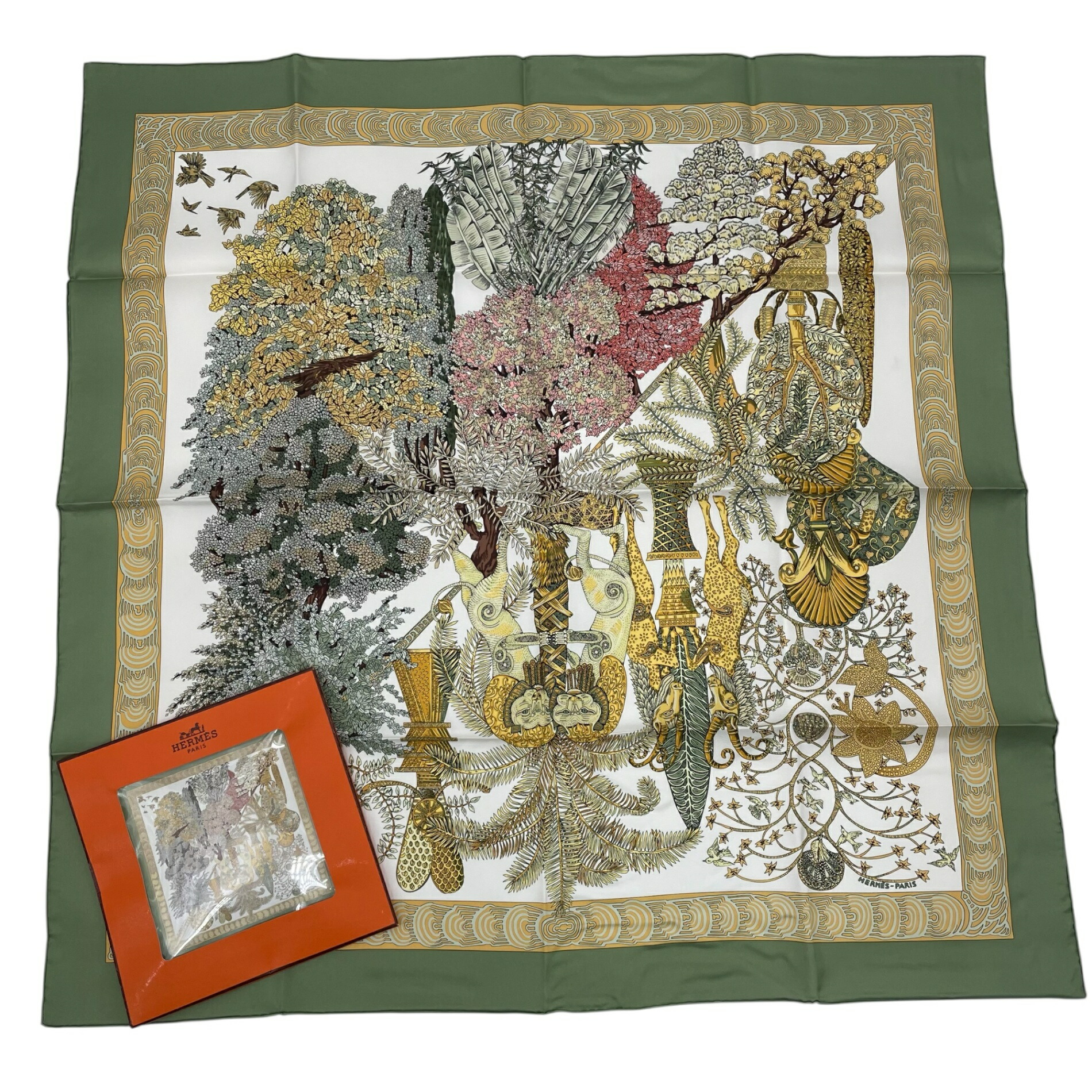 楽天市場】エルメス スカーフ カレ70 グラン・マネージュ・デタイユ