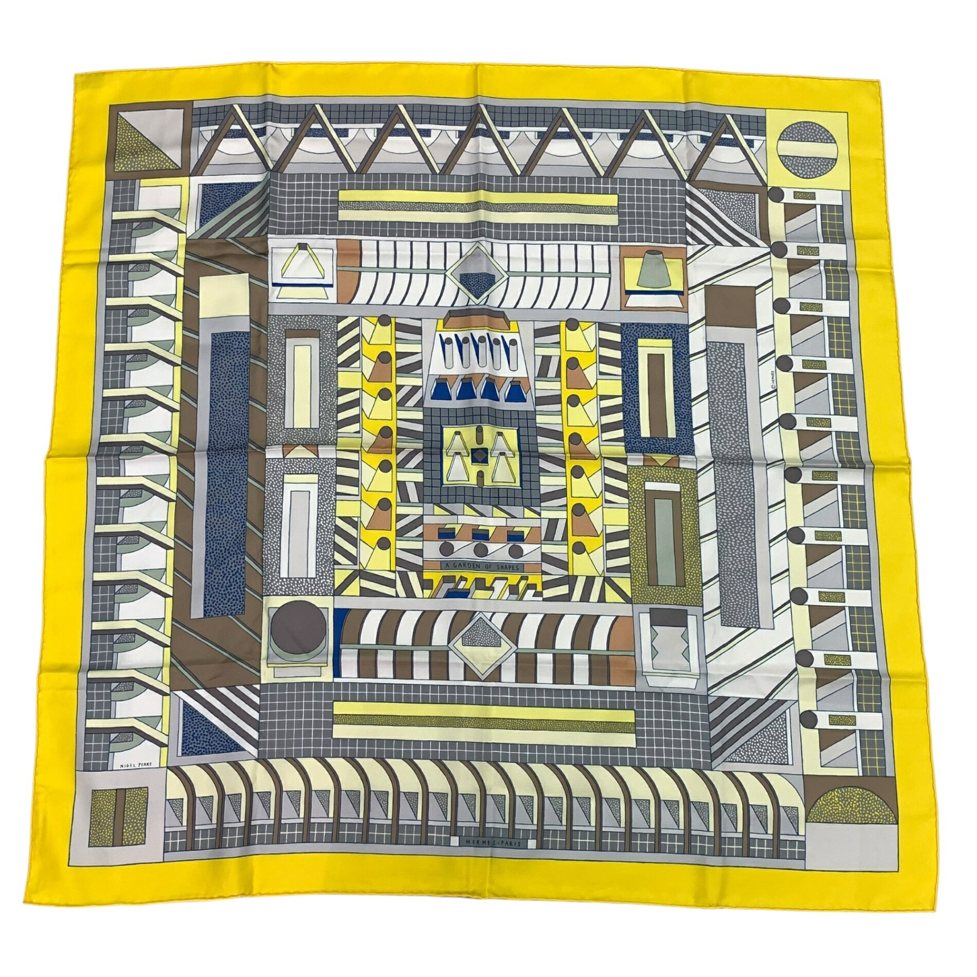 楽天市場】【エルメス】Hermes カレ90 シルクスカーフ A GARDEN OF