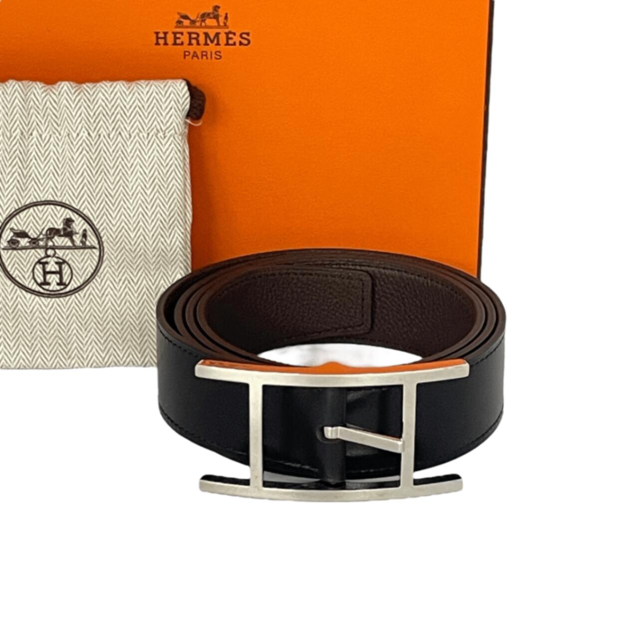 美品 レザーベルト HERMES エルメス 95 茶 本革 楽天市場】【新品】 エルメス ベルト ロマン 95cm ／ 35mm ボックス