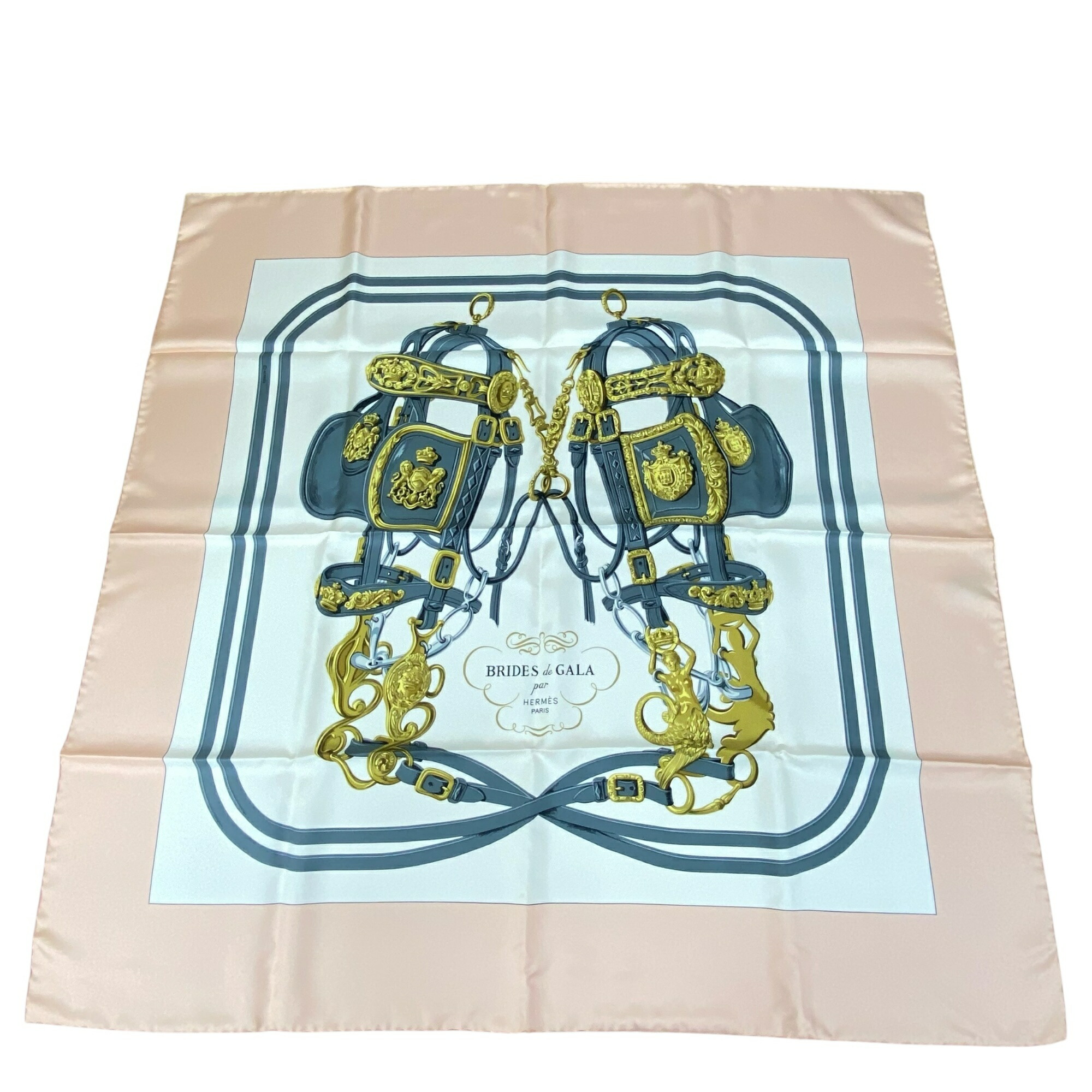 楽天市場】新品同様 エルメス タグ付 カレ 90 BRIDES de GALA 式典用の