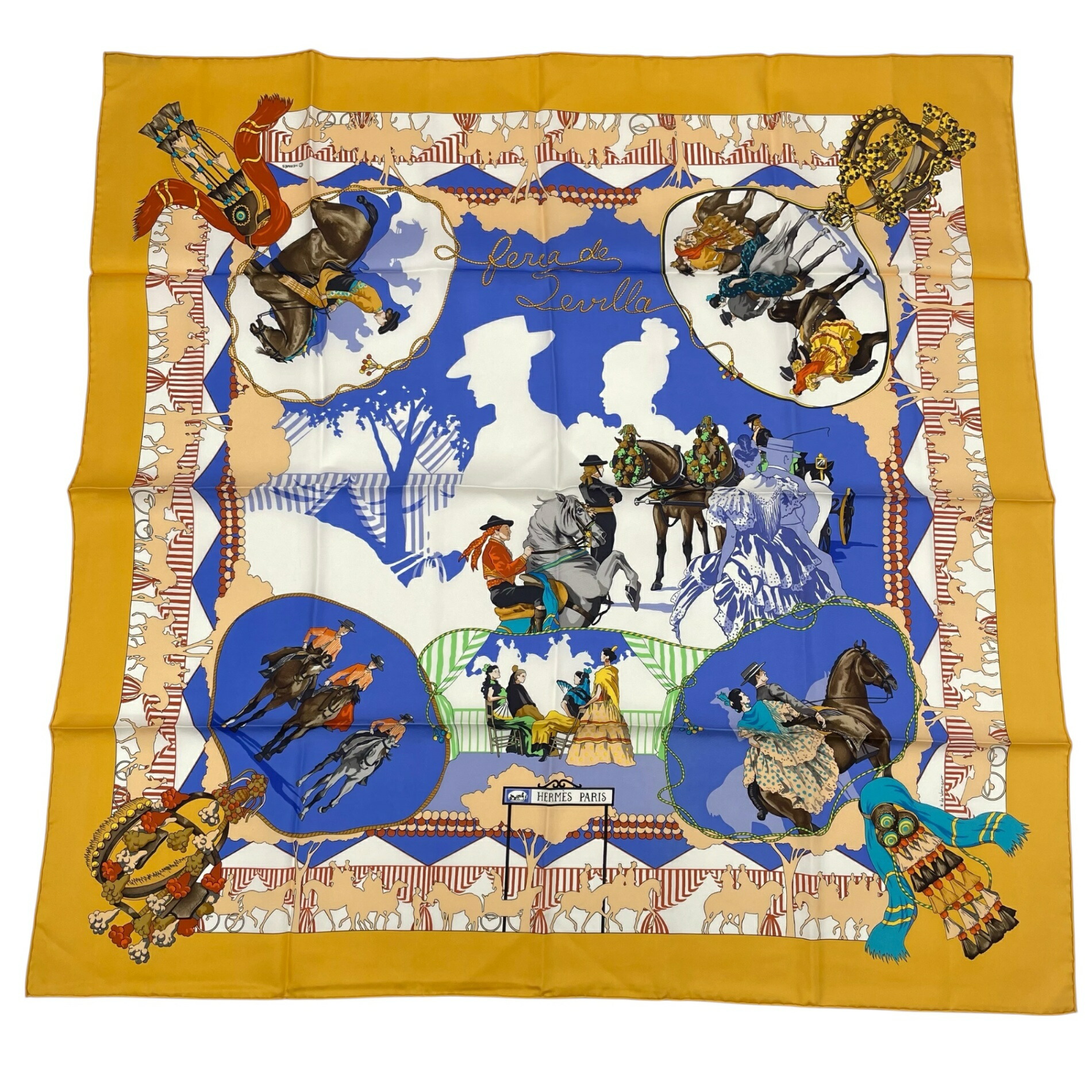 楽天市場】HERMES エルメス カレ90 Lavie Precieuse de la