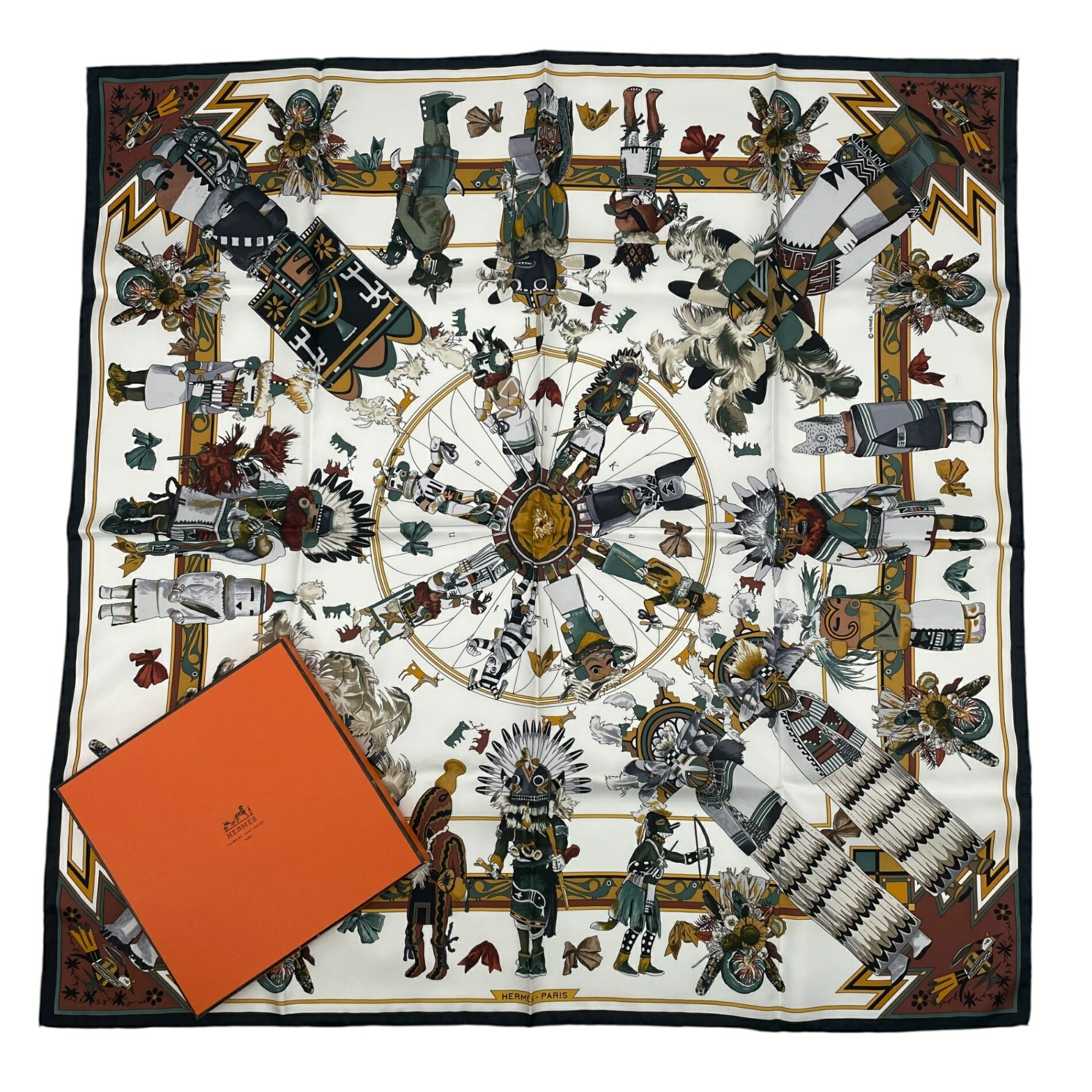 楽天市場】極美品 エルメス HERMES 1990年代 Le Canada Indian カナダ