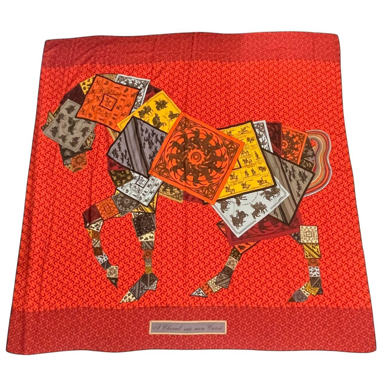 楽天市場】【エルメス】Hermes マルジェラ期 カレ90 シルク スカーフ