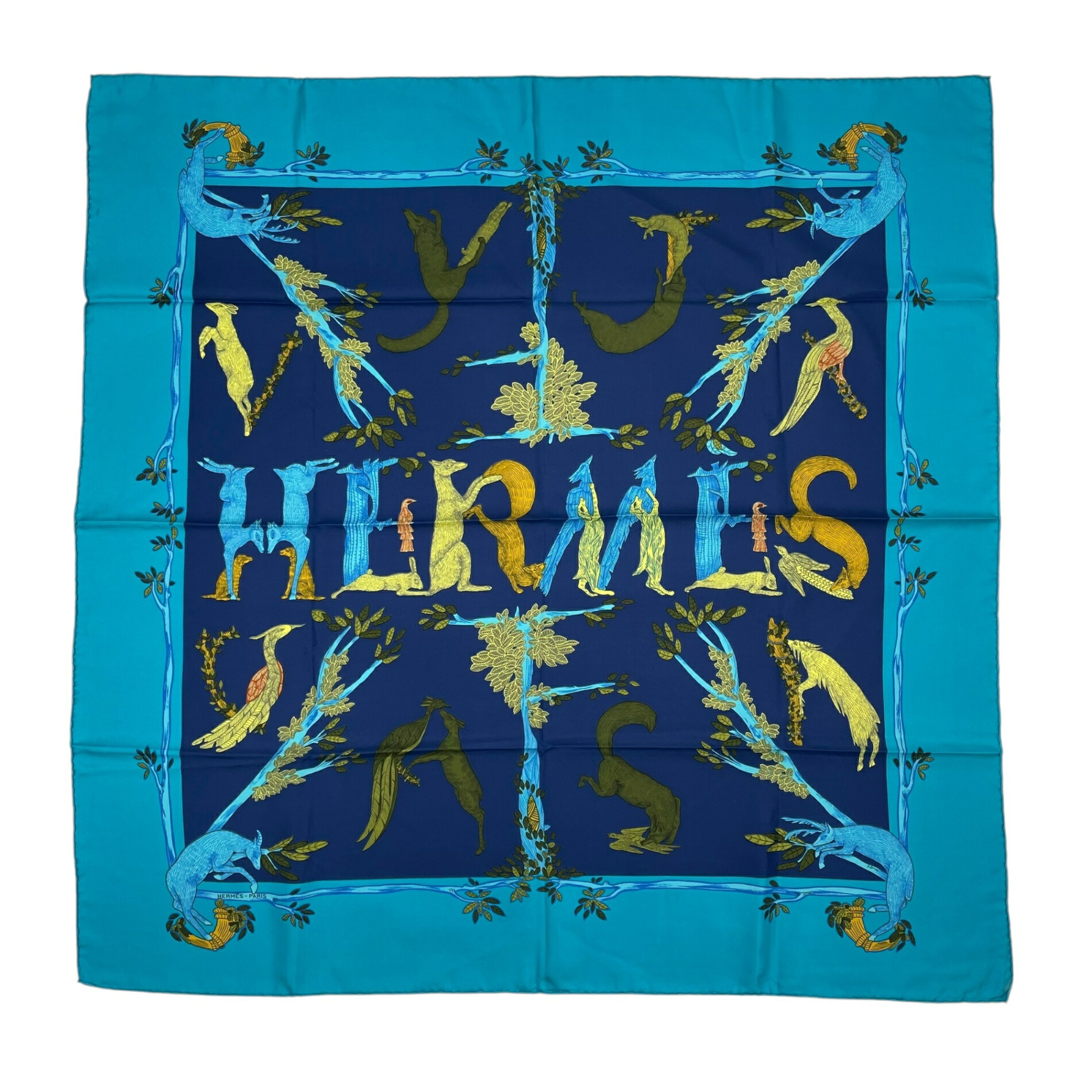 楽天市場】エルメス HERMES スカーフ カレ90 シルク CONFIDENTS DES