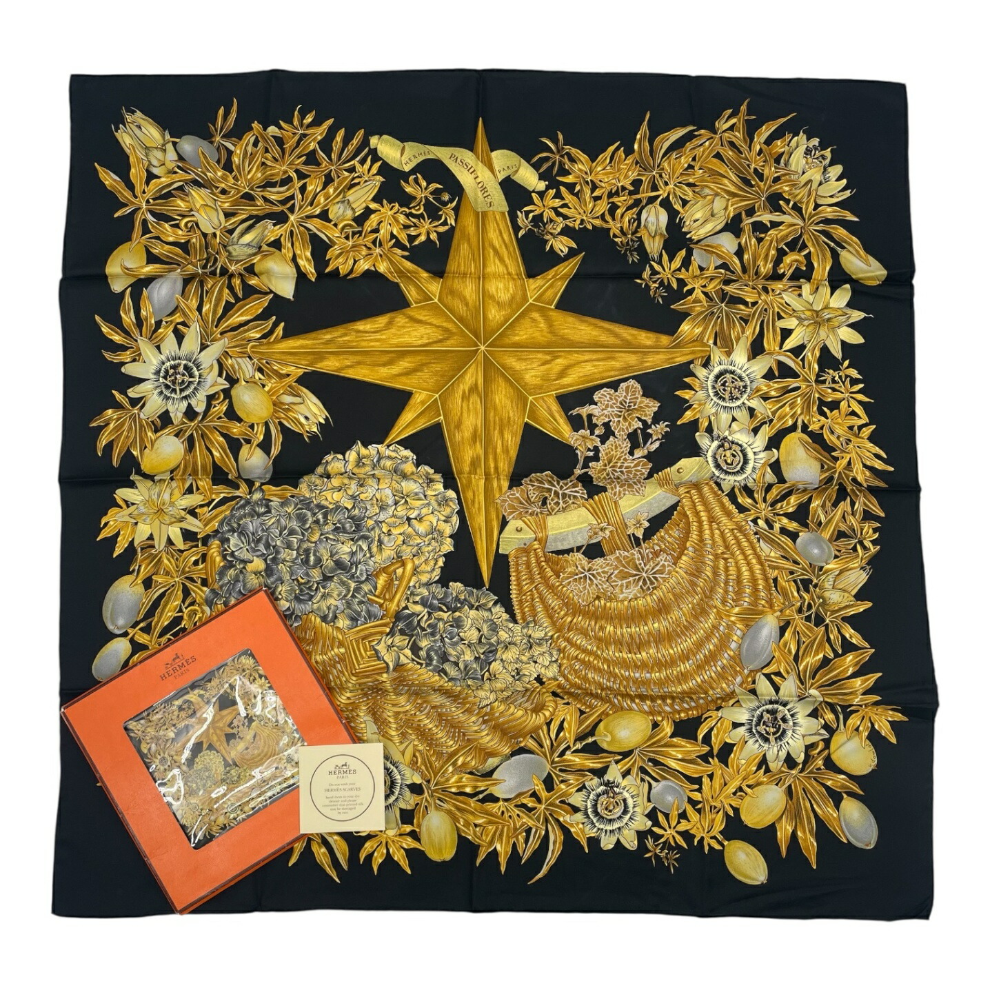 楽天市場】【未使用】HERMES エルメス カレ90 Precious Paradise